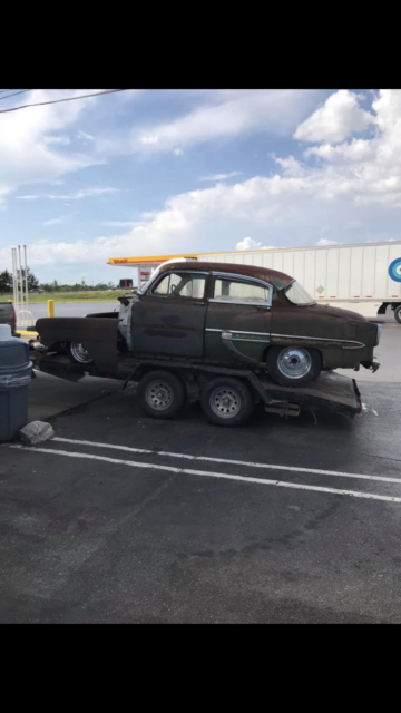 1954 54 Chevy Chevrolet bel air belair barn find rat rod ratrod with title 1954 Chevrolet Camaro