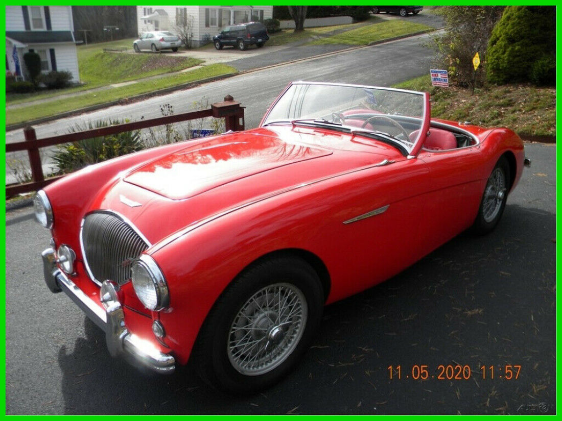 1954 Austin-Healey 100 Convertible 4-Cylinder 10,796 Mi 3-Spd Manual Leather 1954 Other Makes Austin-Healey 100 4 BN1 Convertible