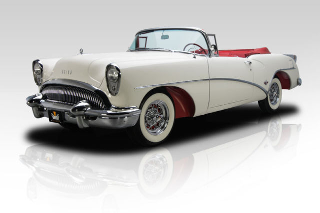 1954 Buick Skylark 5370 Miles Arctic White Convertible 322 Fireball V8 2 Speed 1954 Buick Skylark --