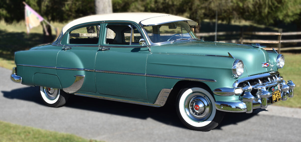 1954 Chevrolet 210 4 Door AACA Grand Champion 235 Power Glide Immaculate Cond 1954 Chevrolet Bel Air/150/210 AACA Grand Champion Show Car