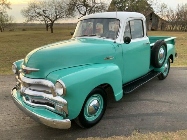 1954 Chevrolet 3100 5-Window 235 I6 3-on-the-tree 54504 Miles Turquoise Pickup T 1954 Chevrolet Other Pickups 5-Window 235 I6 3-on-the-tree