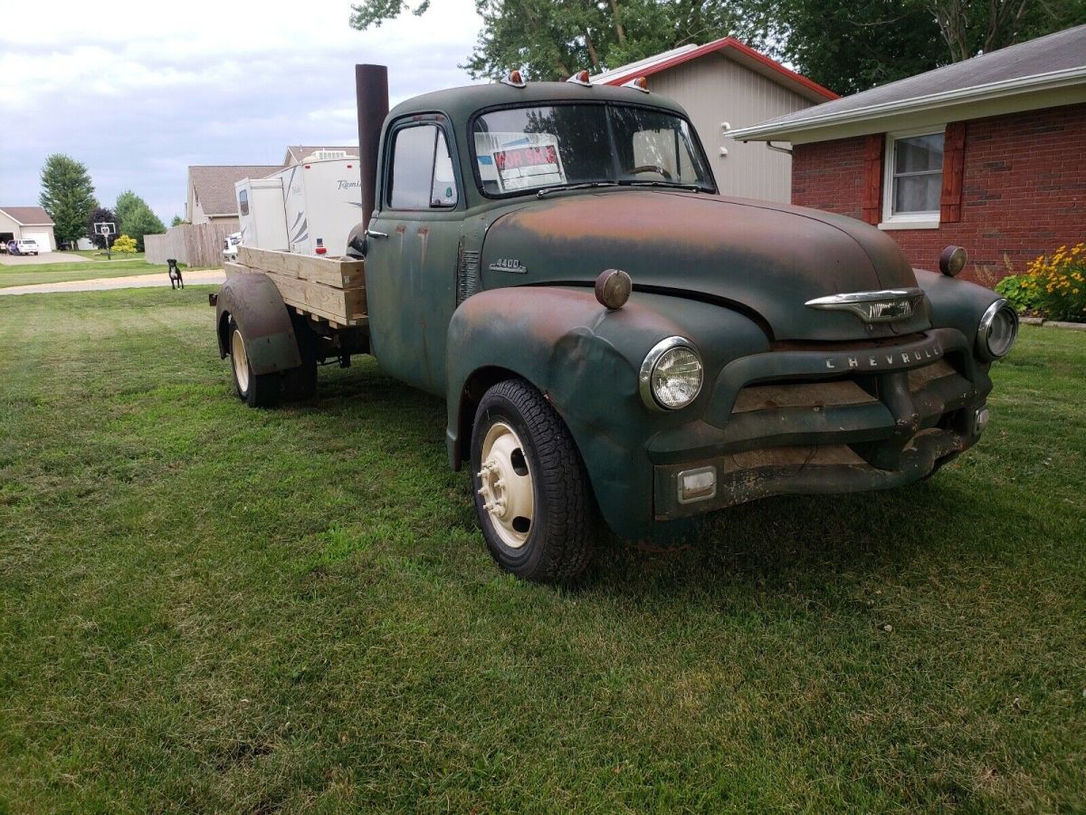 1954 Chevrolet 4400 rat rod project dually Pickup Green RWD Automatic RAT ROD 1954 Chevrolet 4400 rat rod project dually RAT ROD