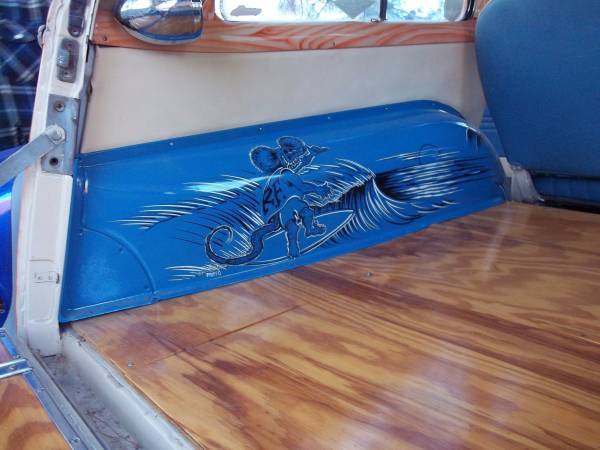 1954 Chevrolet Bel Air/150/210 Lead sled custom woody wagon cruiser - photo 13