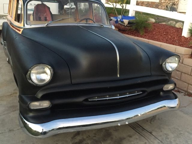 1954 Chevrolet Bel Air/150/210 Lead sled custom woody wagon cruiser - photo 2