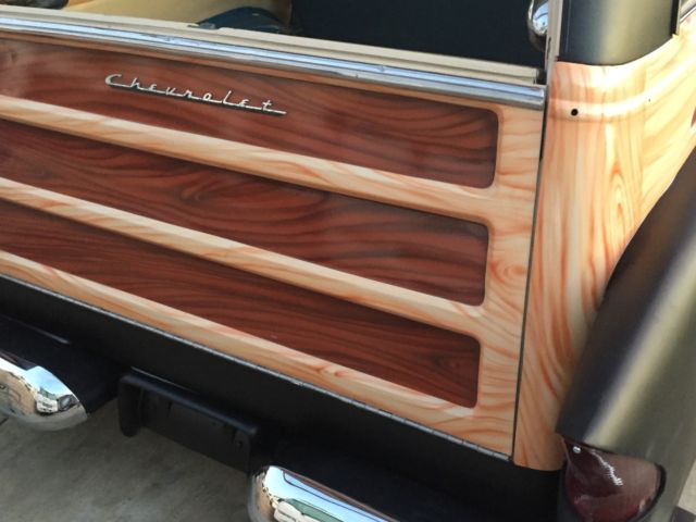 1954 Chevrolet Bel Air/150/210 Lead sled custom woody wagon cruiser - photo 4