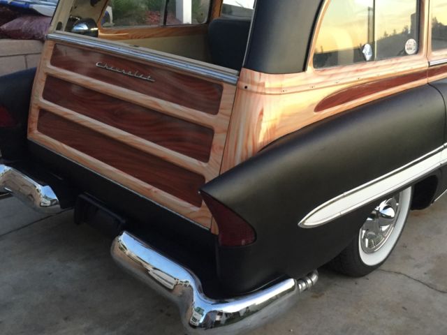 1954 Chevrolet Bel Air/150/210 Lead sled custom woody wagon cruiser - photo 5