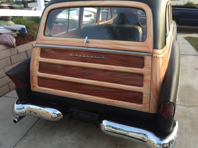 1954 Chevrolet Bel Air/150/210 Lead sled custom woody wagon cruiser - photo 6