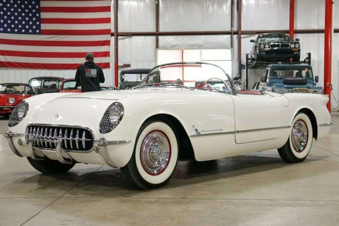 1954 Chevrolet Corvette 150 Miles Polo White Convertible I6 Automatic 1954 Chevrolet Corvette