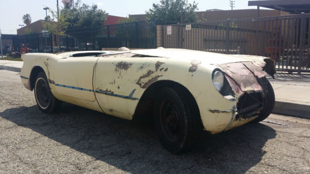 1954 CHEVROLET CORVETTE BARN FIND APPEARS TO BE ORIGINAL NUMBERS MATCHING ENGINE 1954 Chevrolet Corvette