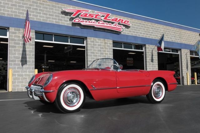 1954 Chevrolet Corvette Same Owner Since 1961 Complete Restoration Factory Red 1954 Chevrolet Corvette Highly Documented 2 Owner