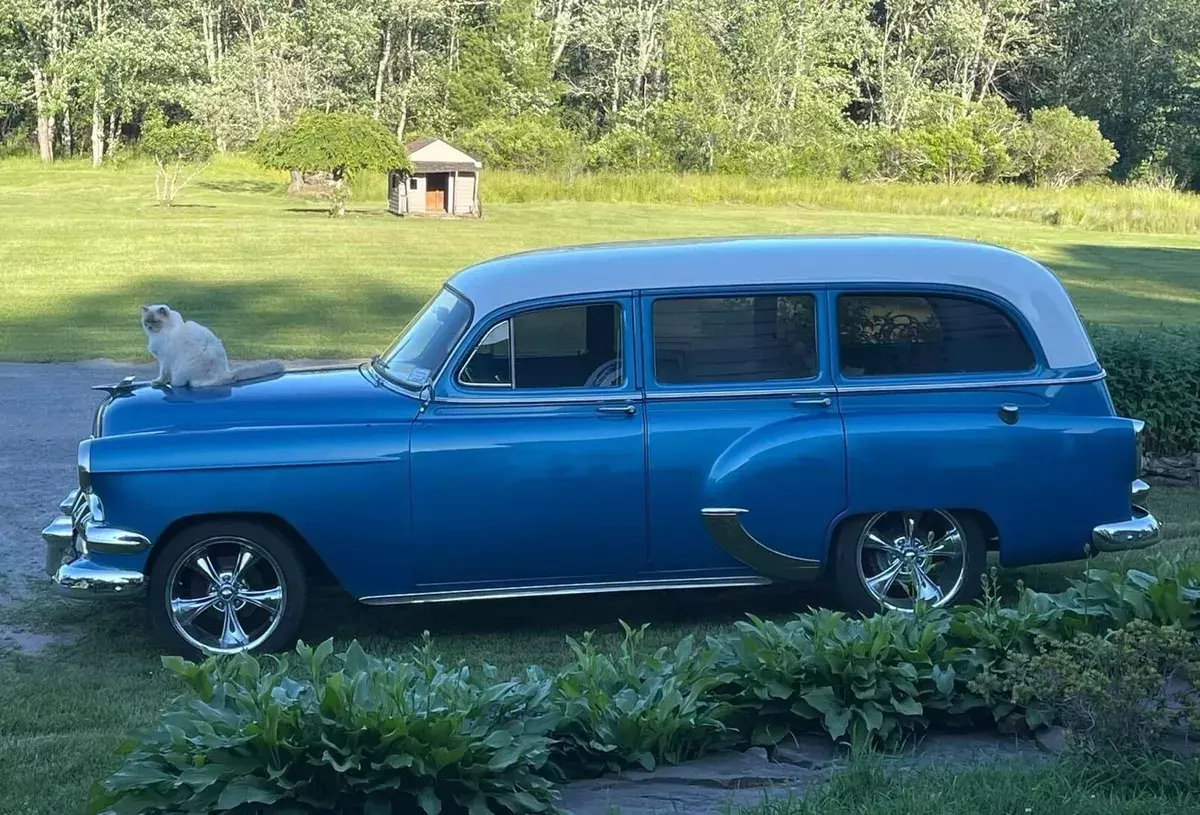 1954 Chevrolet Nomad Wagon Blue 250 1954 Chevrolet Nomad 250