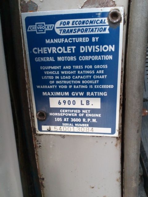 1954 Chevrolet Other Pickups 3600 Standard Cab Pickup 2-Door - photo 10