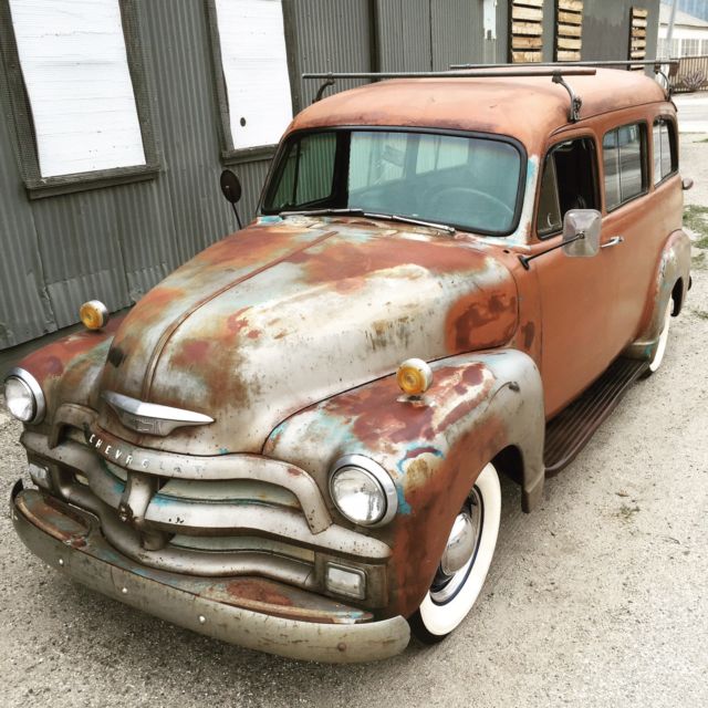 1954 Chevrolet Suburban "Carryall" Lowrider Custom 1950 1951 1952 1953 1954 Chevrolet 3100 Suburban Carryall