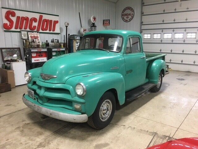 1954 Chevy 1/2 ton pickup original ocean green paint 1954 Chevrolet Other Pickups Base