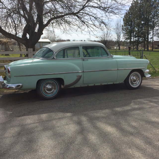 1954 CHEVY 210 2 DOOR HARDTOP 52,000 ORIGINAL MILES ALL ORIGINAL RUST FREE 1954 Chevrolet Bel Air/150/210