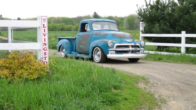 1954 chevy 3100 rat rod hot rod slammed patina! lowered. 5 window! 1954 Chevrolet Other Pickups