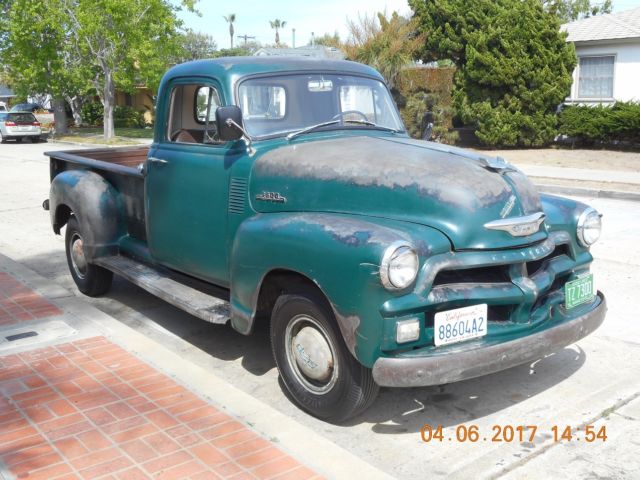 1954 Chevy 3600 3/4 ton 99% Original Unmolested Runs & Drives Fine 1954 Chevrolet Other Pickups Original