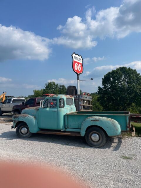 1954 Chevy 3600 pickup . This is being sold as a non running vehicle. 1954 Chevrolet 1/2 Ton Pickup