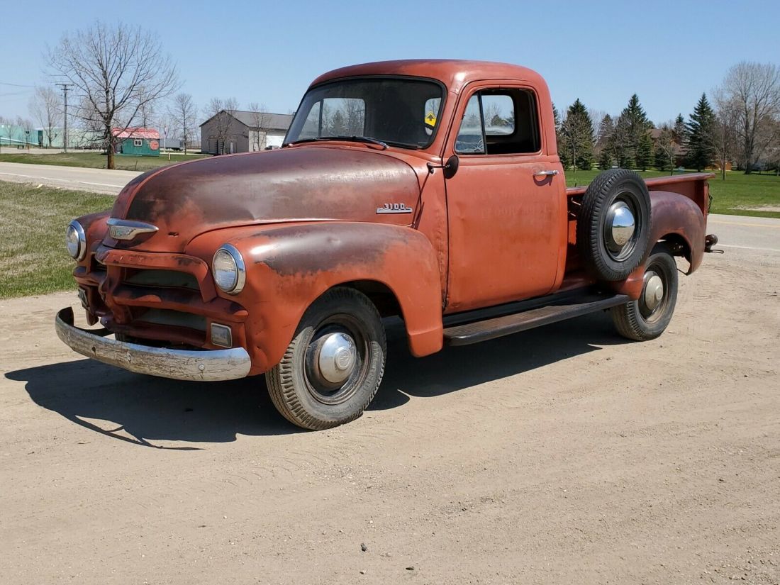 1954 Chevy Pickup truck 3100 short box step side original patina paint 1954 Chevrolet Other Pickups