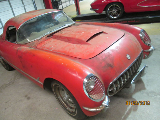 1954 Chevrolet Corvette 1954 CORVETTE C1 NCRS PROJECT GASSER HOT ROD - photo 3