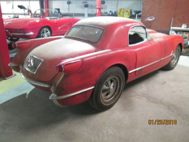 1954 Chevrolet Corvette 1954 CORVETTE C1 NCRS PROJECT GASSER HOT ROD - photo 4