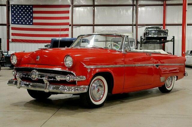 1954 Ford Crestline Sunliner 75703 Miles Torch Red Convertible 239ci V8 3-Speed 1954 Ford Other Sunliner