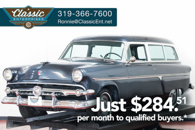 1954 Ford Customline 239 V8 2 Speed Automatic Station Wagon Admiral Blue 1954 Ford Other --