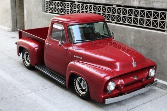 1954 Ford F 100 stepside /shortbed/THE PRICE IS FIRM 25104 Miles Burgundy pickup 1954 Ford Other Pickups stepside /shortbed/THE PRICE IS FIRM