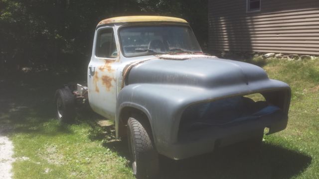 1954 FORD F100 7.3 POWERSROKE TURBO DIESEL RAT ROD HOT ROD 1954 Ford F-100