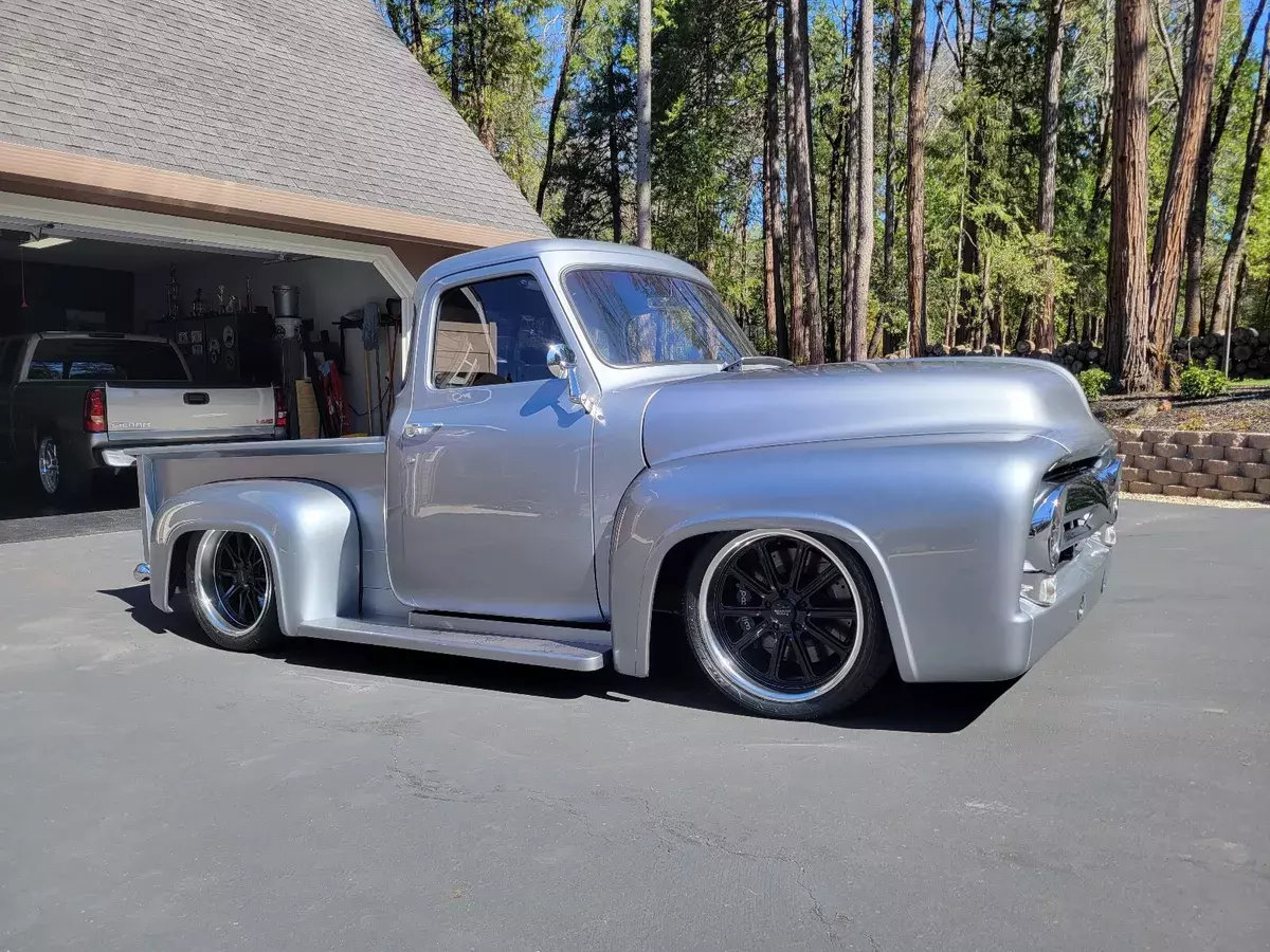 1954 Ford F100 Custom Brand New Build Roadster Shop Coyote 5.0 10 Speed Wilwood 1954 Ford F-100