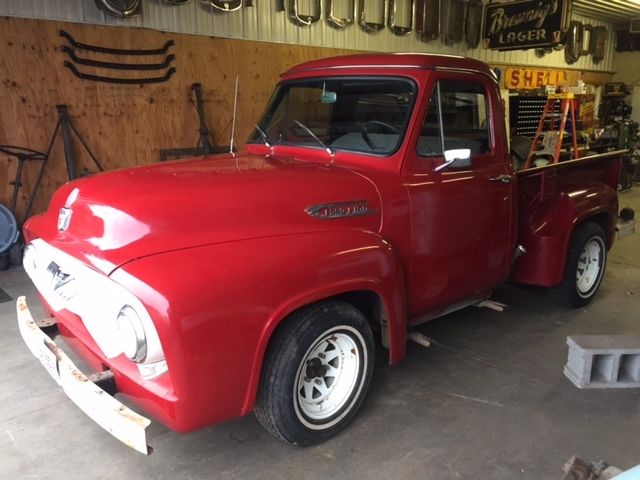1954 Ford F100 Half Ton Short Box V8 Overdrive Y-Block Hot Rod 1954 Ford F-100 Standard