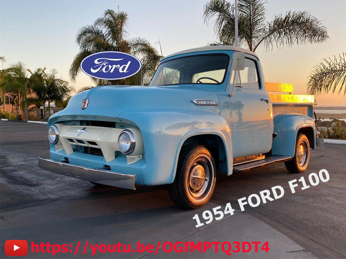 1954 Ford F100 Short Bed Stepside 1954 Ford F-100