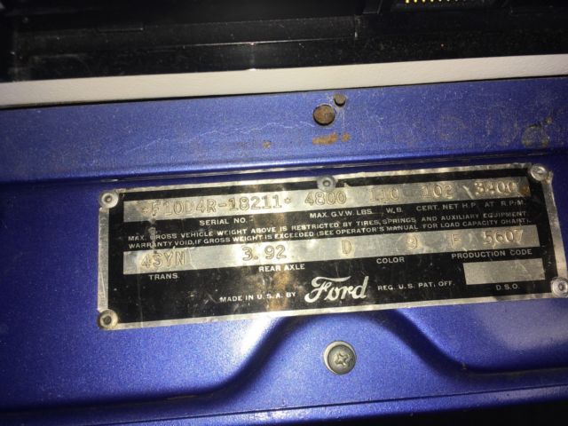 1954 Ford F-100 - photo 12