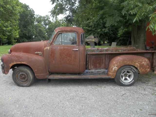1954 GMC 100 barn find rat rod project 1954 GMC GMC 100 1/2 ton