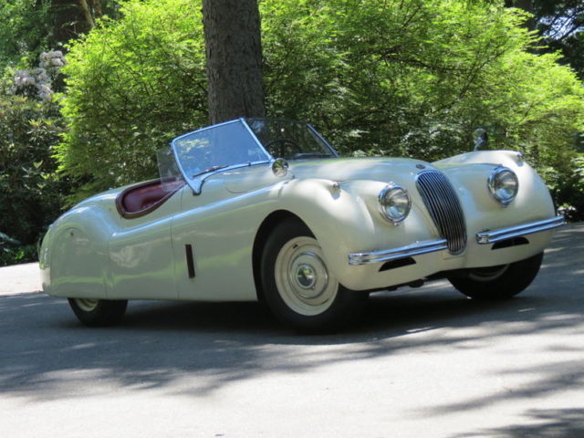 1954 Jaguar XK 120 White Pristine OTS Restored 1954 Jaguar XK Convertible