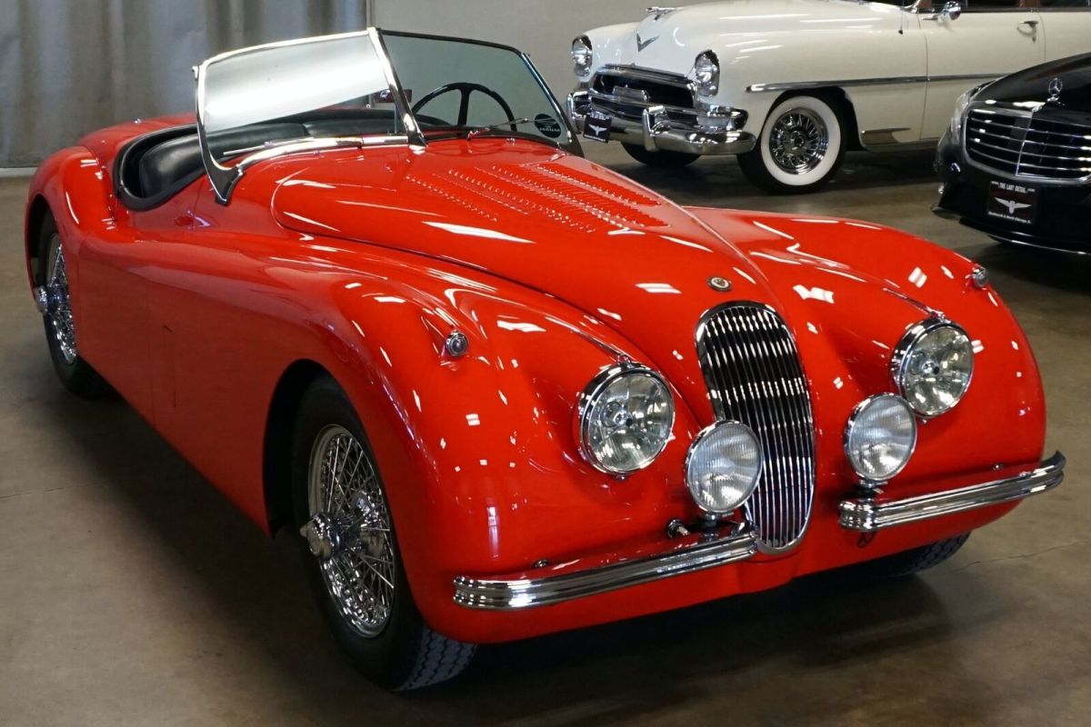 1954 Jaguar XK120 SE Roadster, Red with 3614 Miles available now! 1954 Jaguar XK120 SE Roadster Convertible