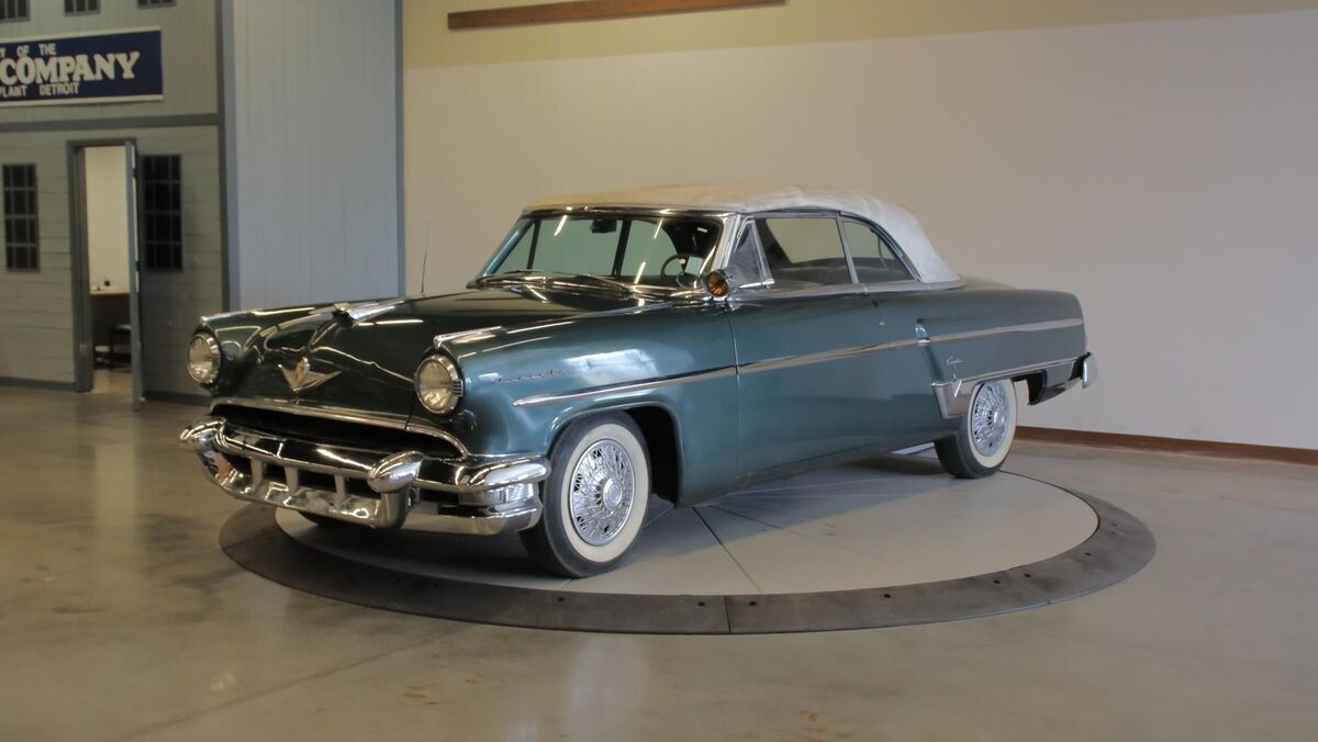 1954 Lincoln Capri Convertible Empire Green 1954 Lincoln Capri Convertible
