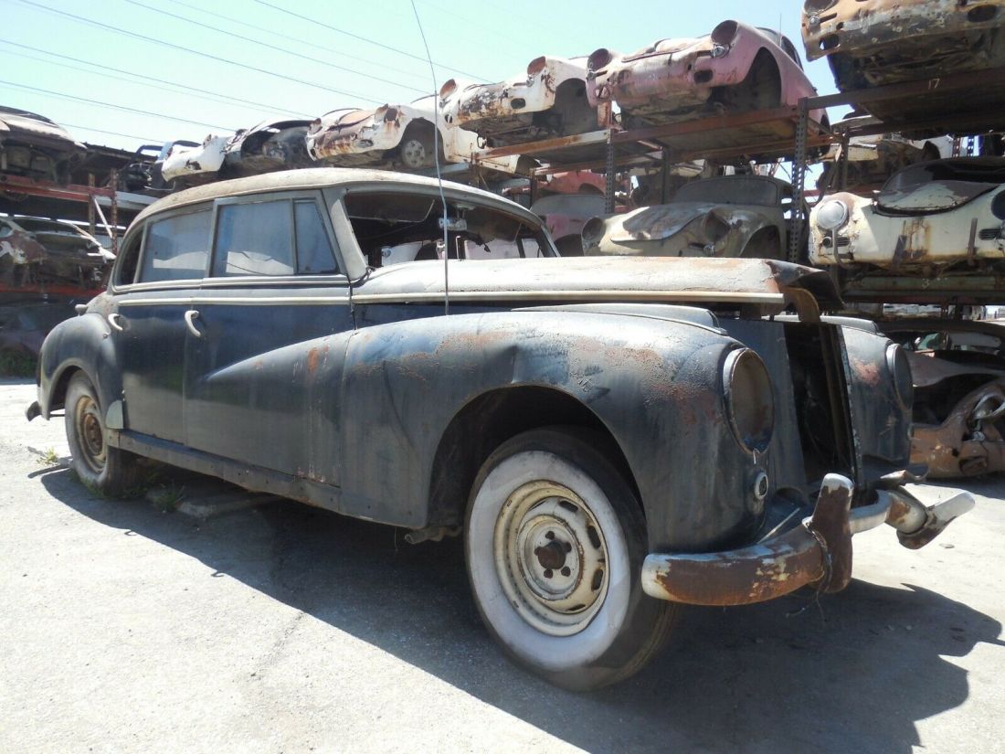 1954 Mercedes-Benz 300b Sedan 300 b Limo Project Car for Parts or Restoration 1954 Mercedes-Benz 300-Series No Reserve Sold on CA Title Ready for Export