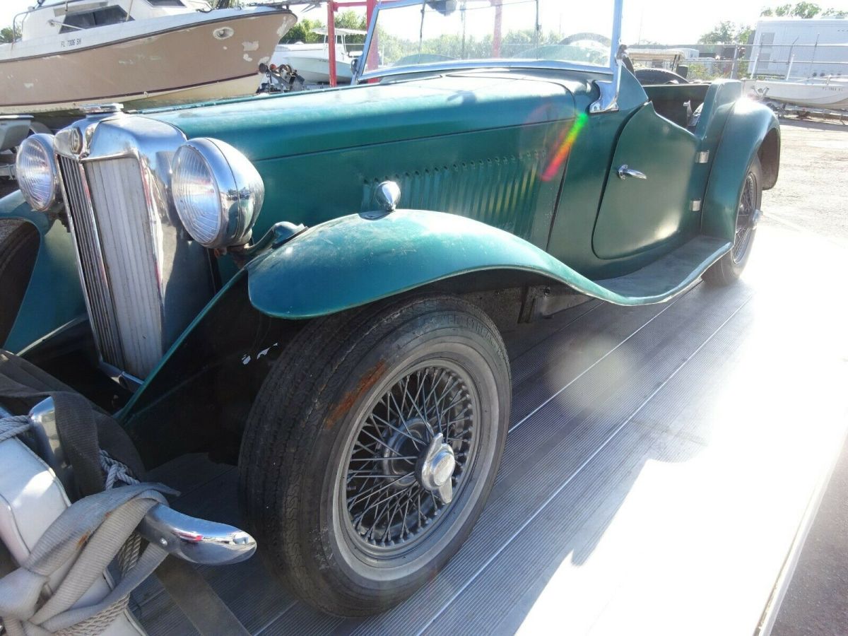 1954 MG TD GREEN PATS CAR - RUNS AND DRIVES 1954 MG T-Series