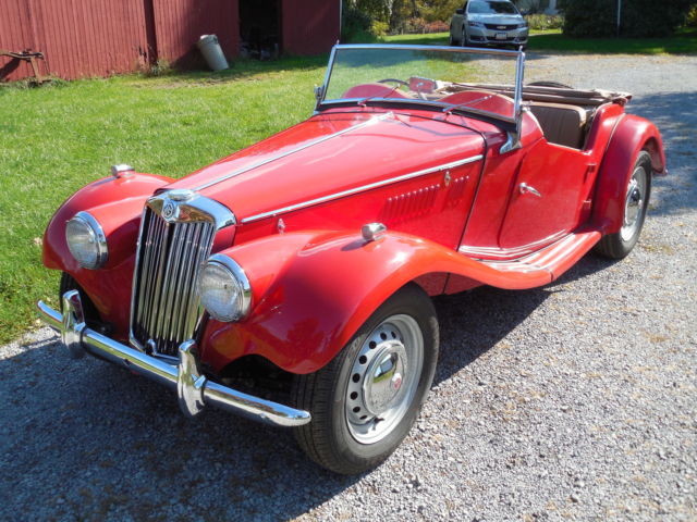 1954 MG TF, Completely Restored, RHD, Everything NEW or REBUILT, Solid Rust Free 1954 MG T-Series TF