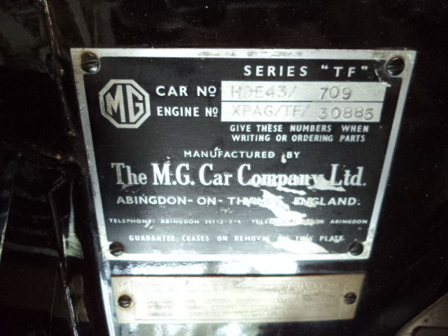 1954 MG T-Series MG TF - photo 12