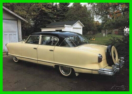 1954 Nash Ambassador 217ci V6 3-Spd Manual w Borg Warner OD Mileage Exempt 1954 Nash Ambassador Petty Hood Ornament