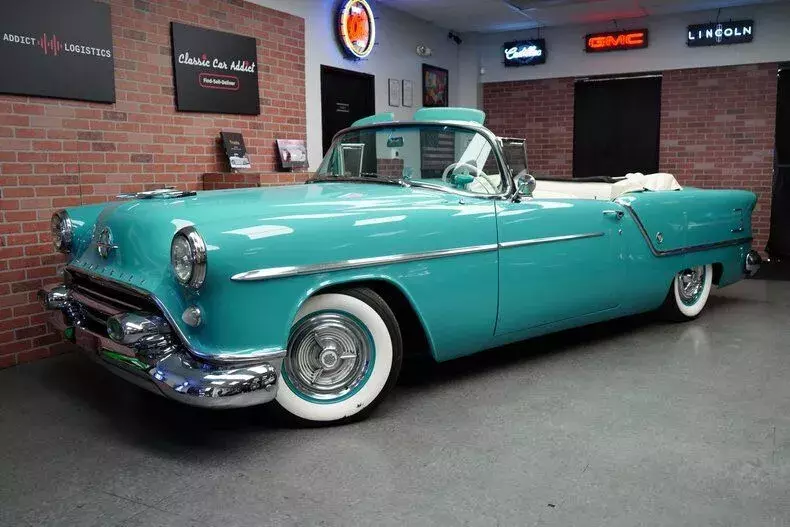 1954 Oldsmobile 88 Convertible 51570 Miles Turquoise Poly 6.0L V8 6 Speed Auto 1954 Oldsmobile 88 Convertible