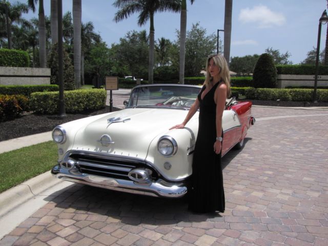 1954 Oldsmobile Starfire RED & WHITE LEATHER - photo 13