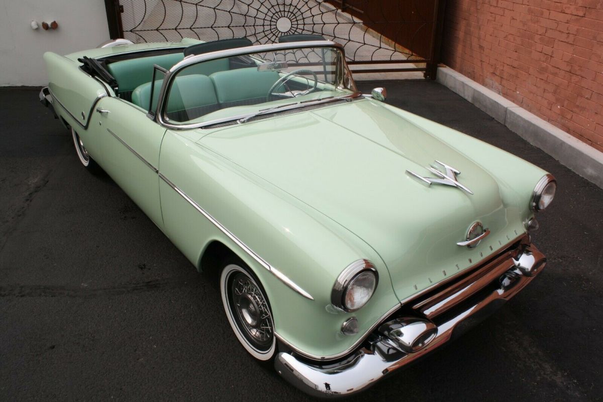 1954 Oldsmobile Super 88 Rocket 324 v8 Convertible Power Top and Continental Kit 1954 Oldsmobile Eighty-Eight