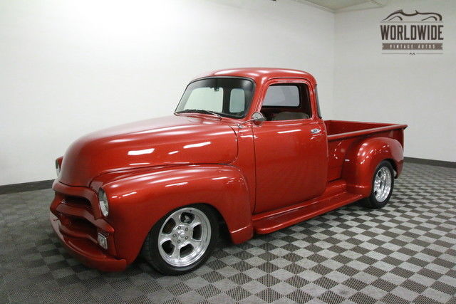 1954 Orange 5.7L LS1! CUSTOM PAINT! WHEELS AND WOODBED!! 1954 Chevrolet C/K Pickup 1500 5.7L LS1! CUSTOM PAINT! WHEELS AND WOODBED!