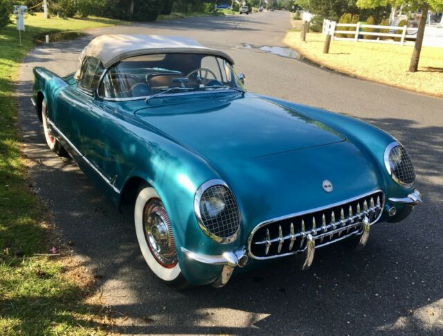 1954 Pennant Blue Corvette All Original Survivor 1954 Chevrolet Corvette