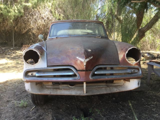 1954 Studebaker Commander two door sedan unrestored No engine No transmission 1954 Studebaker Commander Commander
