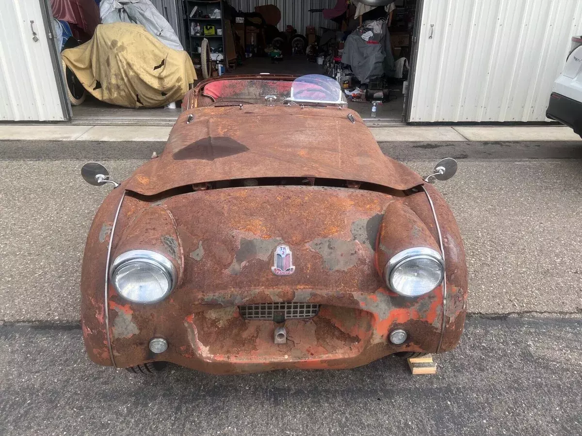 1954 Triumph TR 2 Convertible Blue 1954 Triumph TR 2