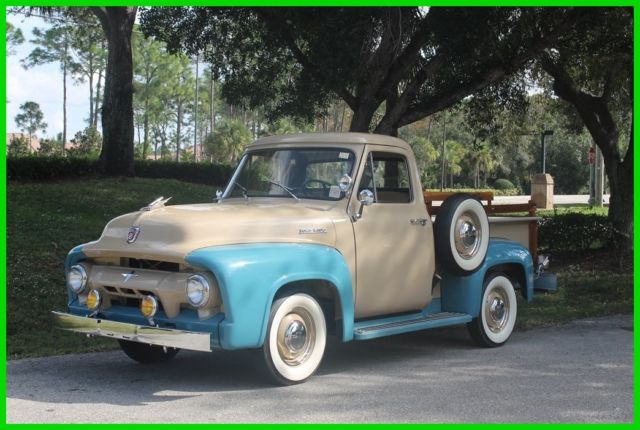 1954 Used Manual Ford F-100 3 Speed Frame off Restoration 1954 Ford F-100